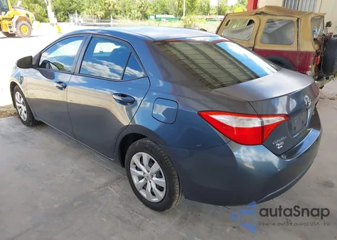 2014 Toyota Corolla Le из США, поврежденный, VIN 2T1BURHEXEC158540
